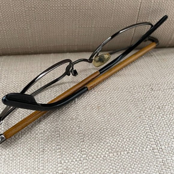 Nautica Men Eyeglasses Frame Black/Tan Tone 51[]20 140 Glasses - Picture 6 of 11